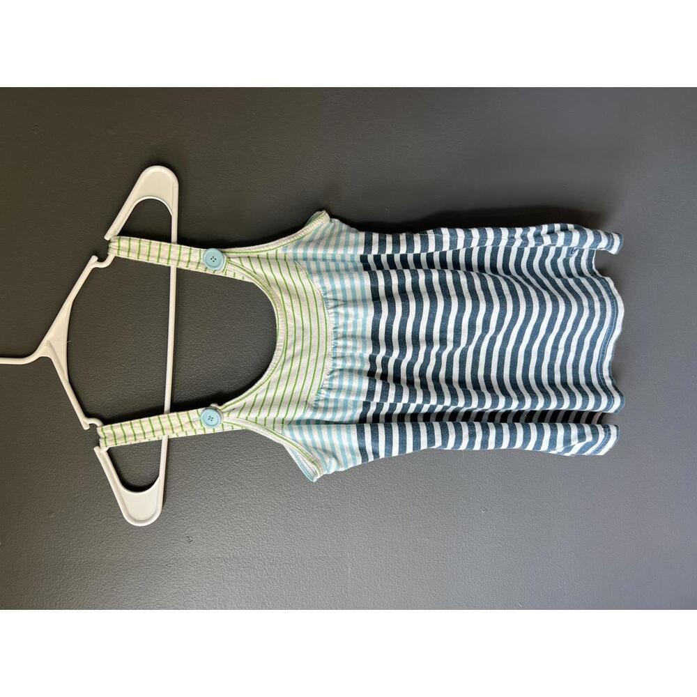Roxy Striped Button Strap Tank Top Size Large
